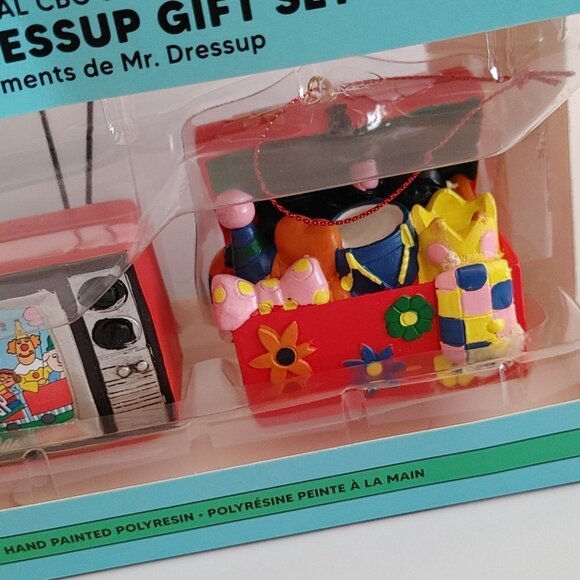 Main and Local Mr. Dressup Ornament Gift Set Pack of 2 CBC BNIP - Picture 2 of 7